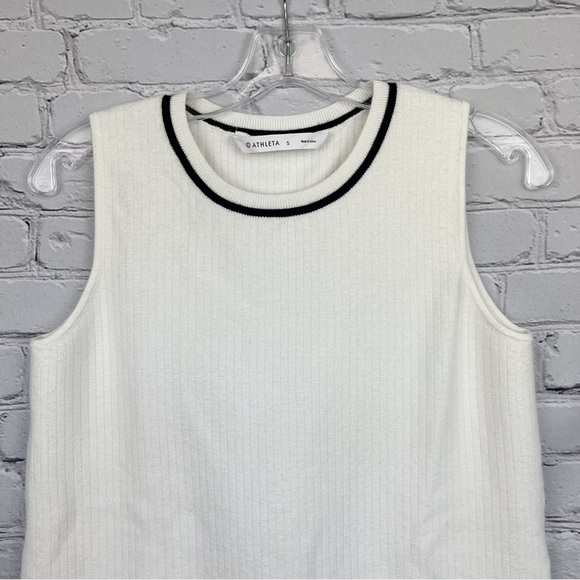 Athleta On The Town Ribbed Sleeveless Sweater Tunic Sz S - Picture 4 of 13